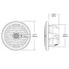 Roswell R1 8 Marine Speakers - Black - 100W RMS 200W Peak Power