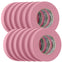 FrogTape CP 325 Medium-High Adhesion Masking Tape - 24MM x 55M x 12-Pack - Pink - Rated f/325F