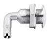 Whitecap 1-1/2" Duplex Stainless Steel 90 Degree Thru-Hull Fitting