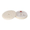RUPES Velcro Waffle Ultra-Fine Polishing Foam Pad f/Rotary Polishers 90mm - White