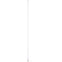 Scout 8' White VHF Antenna 6dB Heavy Stainless Steel Ferrule w/6M RG-8x Includes PL-259 Heavy Duty Offshore Antenna KS-43