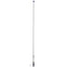 Scout Titan Series 4' White VHF Antenna 3dB Stainless Steel Ferule w/5M RG-58 Includes PL-259