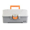 Plano Three-Tray Tackle Box - Light Grey/Dark Grey