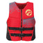Full Throttle Men's Rapid-Dry Flex-Back Life Jacket - M - Red/Black