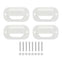 HEISE Rock Light White Cover *4-Pack