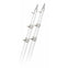 Rupp 18' White Carbon Fiber Telescoping Outrigger Poles 1.5