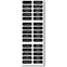 Blue Sea 8067 AC Panel Extended 120 Label Set