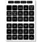 Blue Sea 4218 Square Format Label Set for Battery Management Panels - 30