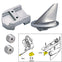 Tecnoseal Anode Kit w/Hardware - Mercury Alpha 1 Gen 1 - Zinc