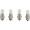 VDO Type A - White Metal Base Bulb - 12V - 4-Pack