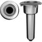 Mate Series Elite Screwless Stainless Steel 0 Rod Cup Holder - Drain - Round Top