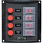 Sea-Dog Splash Guard Switch Panel Vertical - 4 Switch