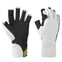 Mustang Traction UV Open Finger Gloves - White Black - Large