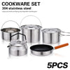 Pandatour Camping 5PC Cookware Set