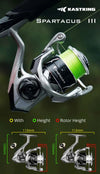 KastKing Spartacus III Spinning Reel 7-10KG Max Drag 6.2:1 10+1BB