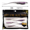 Soft Plastic Jerk Shad Lure 7.5cm/1.8g 6Pcs