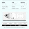 BearKing Duojie-SB 11cm/27g Jointed Swimbait