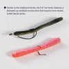 Noeby 6Pcs Fat Stick Worm 11cm 8g