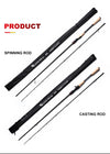 Noeby Leisure K6 Casting/Spinning Rod ML M MH 1.98m 2.13m 2.29m 2.43m 2PC