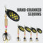 Sequin Spinner With Feather Hooks 3.5g/4.5g/7g/9g/12g