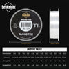 SeaKnight MANSTER T1-II/T2 TRUE Fluorocarbon Leader Line 100m