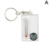 Mini Keychain Compass Thermometer Combo