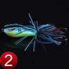 FLYSAND Frog Lures 9g Fishing Lures Floating Weedless Lure with Double Sharp Hooks Baits Simulation Frog Snake Head Lures