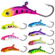 THKFISH 8Pc Ice Fishing Jig Set 5-14g