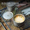 Naturehike Titanium Cup Pot 650ML 900ML