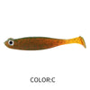 Supercontinent Zander Shad T-tail Soft Lure 5cm/7cm 8-12PCS