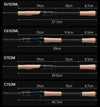 Kingdom KO-Ⅲ High Carbon Spinning/Casting Rod 2PC 6'5" - 8' M ML MH L
