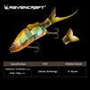 RAVENCRAFT WHALE SPINE 215mm 70g Slow Sinking 3 Section Swimbait