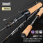 Kingdom KO-Ⅲ High Carbon Spinning/Casting Rod 2PC 6'5