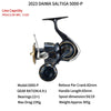 Daiwa SALTIGA (2023) Spinning Reel 12+1BB 12-15Kb Max Drag 4.9 5.7 6.2