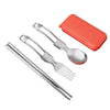 3PC Portable Tableware Set 304 Stainless