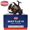 PENN Battle 4 Spinning Reel 5+1 BB 15-40LB Max Drag 6.2:1 5.6:1 4.7:1 4.2:1 7.0:1
