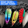 5pcs Luminous Spoon Lure Set