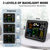 7-in-1 HD Color Screen Indoor/Outdoor All-in-One Wireless Weather Station