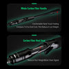Kingdom Xestus Fishing Rod Spinning Casting 5 Sections 2m 2.1m 2.16m 2.28m MF Action FUJI Carbon Reel Seat Travel Fishing Rods