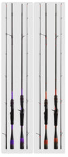 PureLure Red TORRENT Casting/Spinning Rod 1.98m 2.06m 2.28m 2.28m 2.43m L/M/MH 2PC