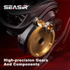 Seasir CAST-X3 Baitcasting Reel 6+1BB 7.3:1 Ratio 8Kg Max Drag
