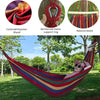 Portable Anti Rollover Canvas Single/Double Hammock with Carry Bag