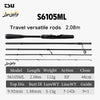 TSURINOYA LURE VALLEY Travel rod 5 Section Expedition Fishing Rod 1.98m 2.08m 2.28m 2.44m 2.7m FUJI Guide Spinning Casting Rod