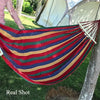 Portable Anti Rollover Canvas Single/Double Hammock with Carry Bag