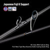 Kingdom KO-Ⅲ High Carbon Spinning/Casting Rod 2PC 6'5" - 8' M ML MH L
