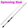 Hunting Goddess 1.35/1.5/1.68/1.8m UL 2PC Carbon Spinning/Casting Rod