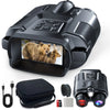 4K Infrared Night Vision Binoculars 3inch Screen 8X Digital Zoom With Tactical Light