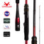 PureLure Red TORRENT Casting/Spinning Rod 1.98m 2.06m 2.28m 2.28m 2.43m L/M/MH 2PC