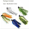 THKFISH 5Pcs 7g /10g/14g Skirted Jig Set