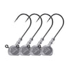 Noeby Barbed Jig Head Hook 7g-10g 4Pcs